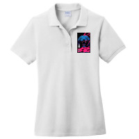 Vaporwave Animal Print Tiger Modern Fashion Cyberpunk Style Ladies Polo Shirt | Artistshot