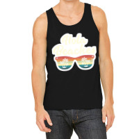 Hola Beaches Beach Humor Pun Vintage Sunglasses And Palm Trees Summer Tank Top | Artistshot