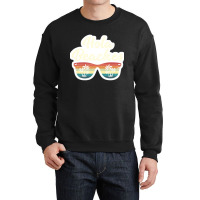 Hola Beaches Beach Humor Pun Vintage Sunglasses And Palm Trees Summer Crewneck Sweatshirt | Artistshot