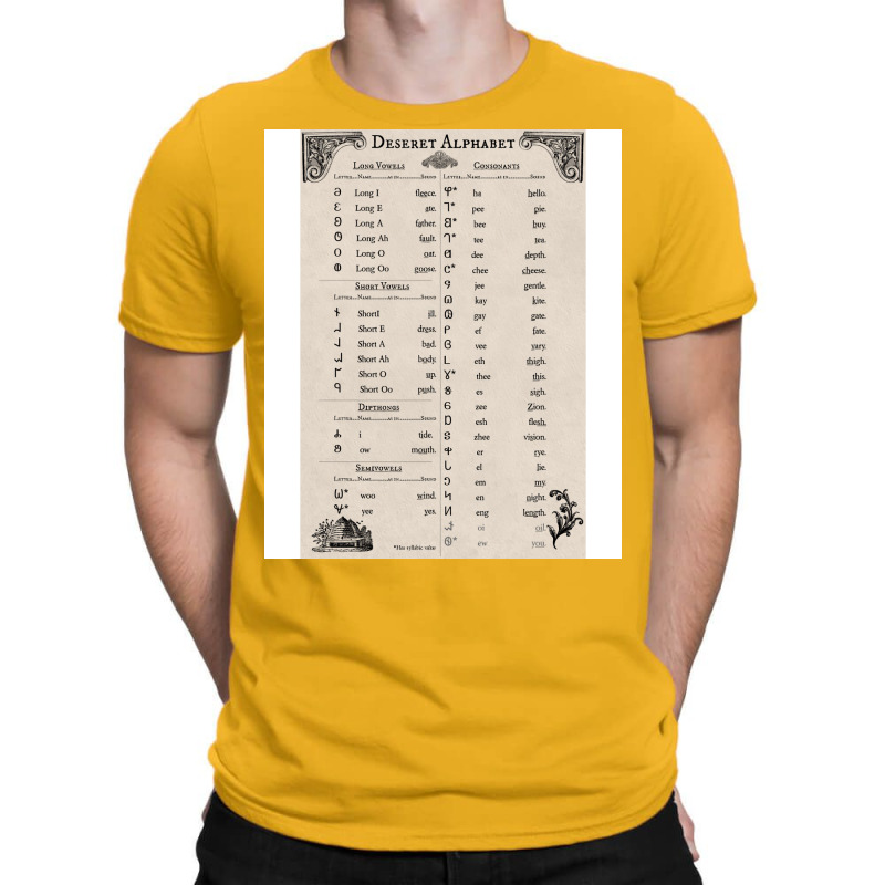 Deseret Alphabet Vintage T-shirt | Artistshot