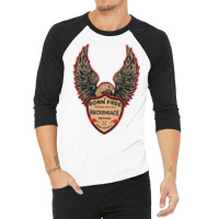 Hackensack Native American Indian Born Freedom Eagle Quote 3/4 Sleeve Shirt | Artistshot