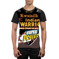 Kwaiailk Native American Indian Born With Super Power Music Graphic T-shirt | Artistshot