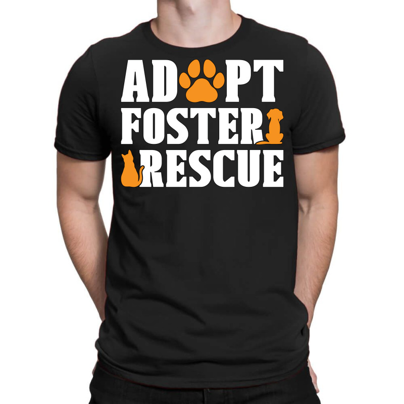 Animal Rescue Adopt Foster Adoption Animal Rescuer Red T-Shirt by maciegfvrf | Artistshot