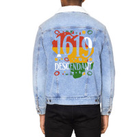 Project 1619 Descendant Black History Month Tumblr Unisex Sherpa-lined Denim Jacket | Artistshot