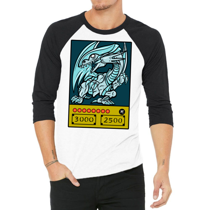 Blue Eyes Card Music 3/4 Sleeve Shirt | Artistshot