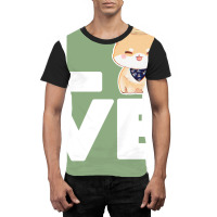 Love Dog Retro Graphic T-shirt | Artistshot