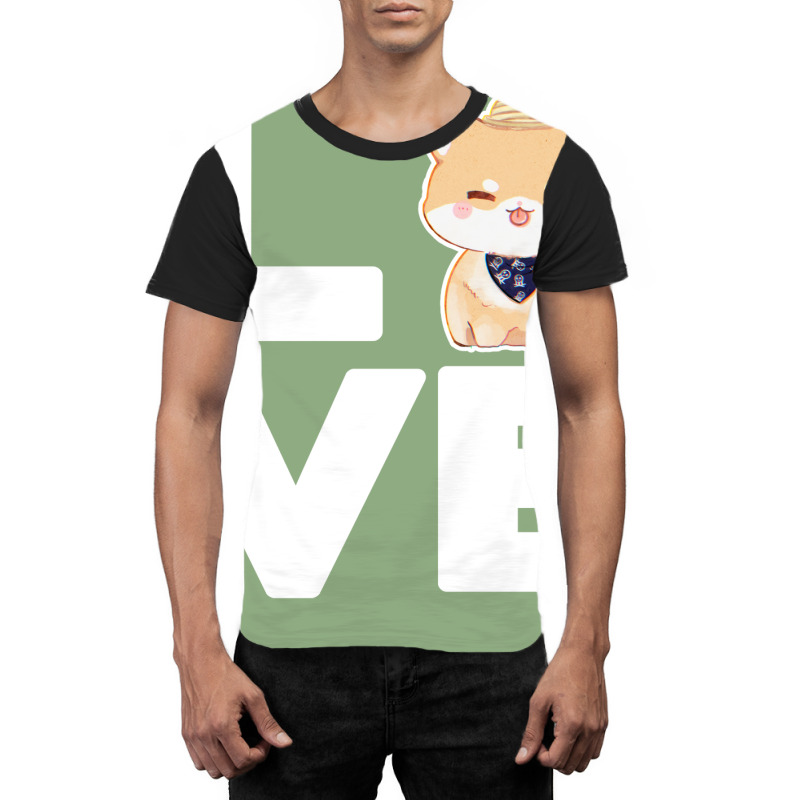 Love Dog Retro Graphic T-shirt by maciegfvrf | Artistshot