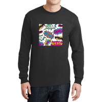 Pow Bang Splat Long Sleeve Shirts | Artistshot