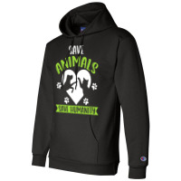 Save Animals Serve Humanity Hippie Champion Hoodie | Artistshot