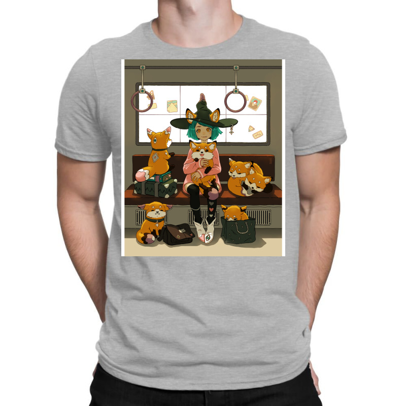 Witch And Her Foxes Music T-shirt | Artistshot