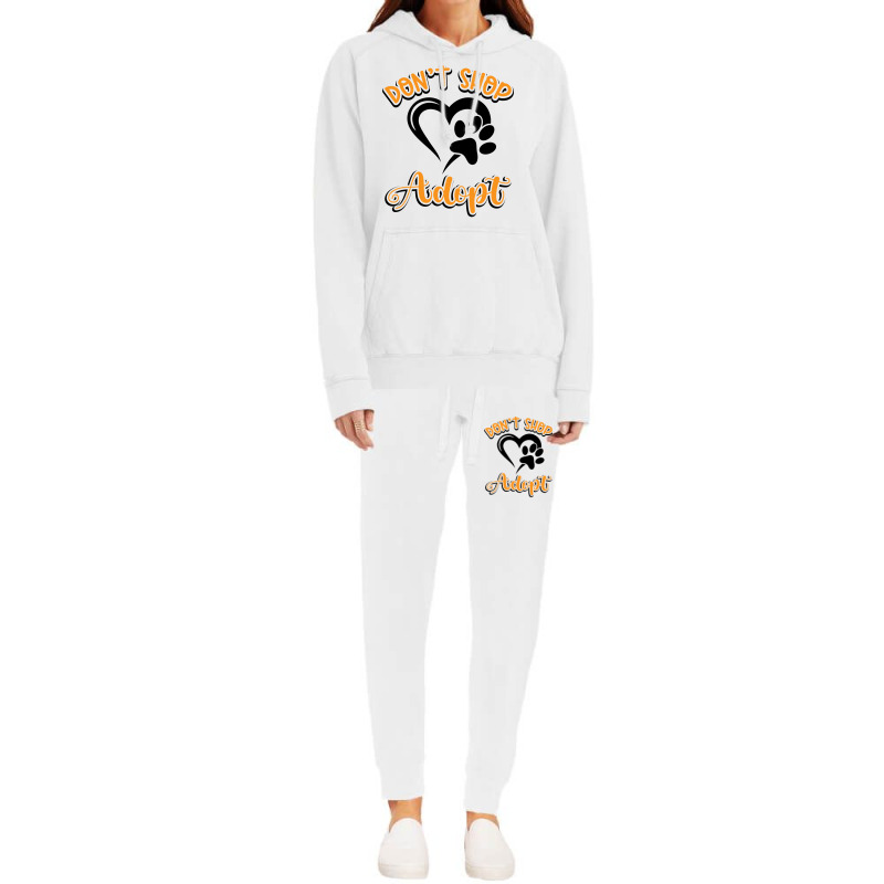 Dont Shop Adopt Animal Rights Rescue Humor Hoodie & Jogger Set | Artistshot