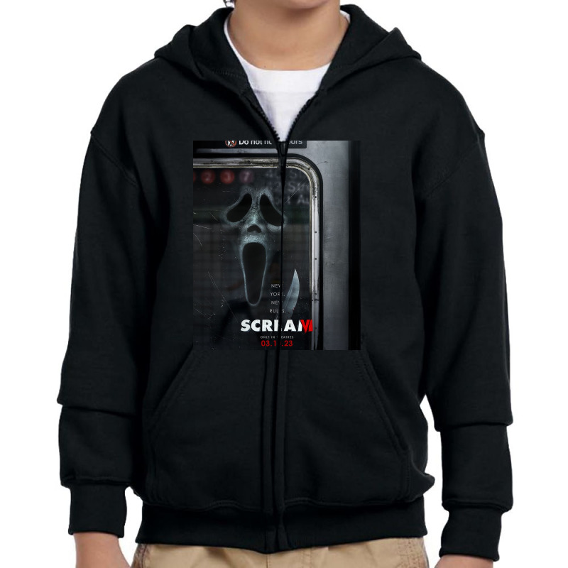 Scream Vi Youth Zipper Hoodie by chardrui | Artistshot