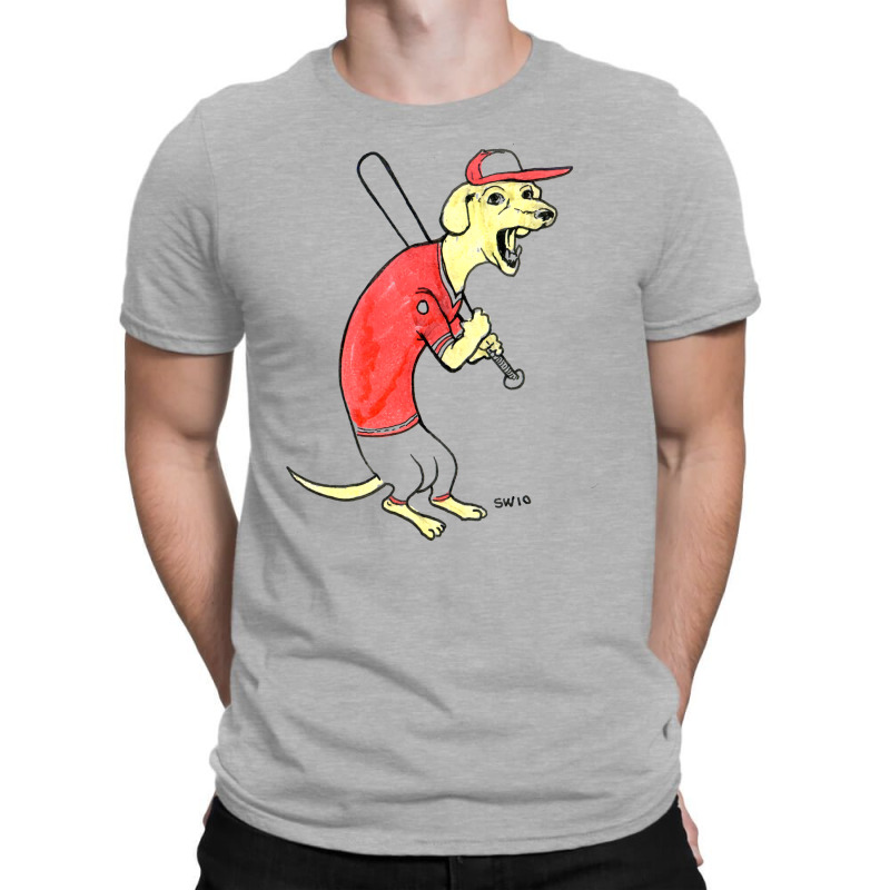 Dachsund Baseball Hipster T-shirt | Artistshot