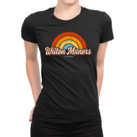 Trending Wilton Manors Florida Fl Vintage Rainbow Retro 70s Ladies Fitted T-shirt | Artistshot