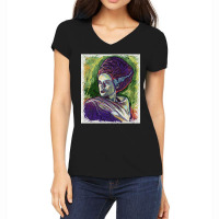 Limited Edition Frank's Bride Abstract Women's V-neck T-shirt | Artistshot