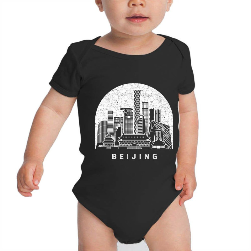 Limited Edition Beijing China Skyline-7xswi Baby Bodysuit | Artistshot