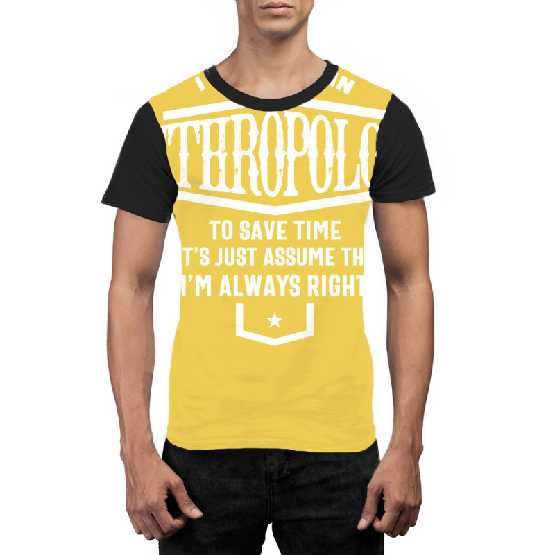 I Majored In Anthropology Stars Graphic T-shirt by lhedideuricp | Artistshot