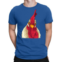 Chicken Face With Staring Eyes Comb Wattles Summer T-shirt | Artistshot