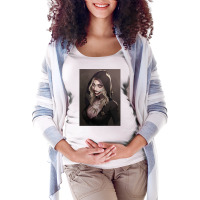 Lady Dimitrescu's Daughter From Re Village Maternity Scoop Neck T-shirt | Artistshot