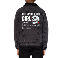 Anthropology Girl Travel Unisex Sherpa-lined Denim Jacket | Artistshot