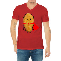 Cute Chicken Nugget Travel V-neck Tee | Artistshot