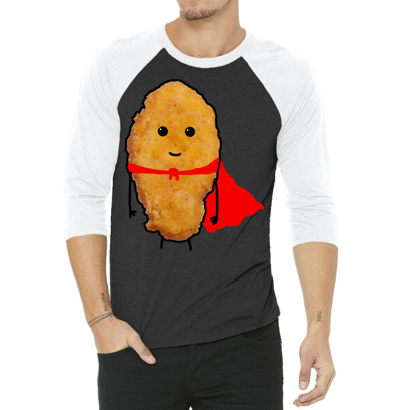 Cute Chicken Nugget Travel 3/4 Sleeve Shirt | Artistshot