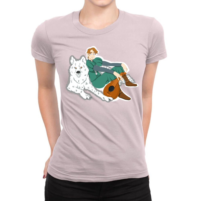 Geralt And Dandelion Ladies Fitted T-Shirt by iungcarkcik | Artistshot