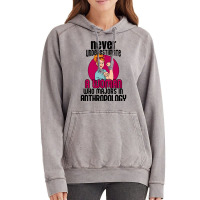 Never Underestimate Woman Anthropology Aesthetic Vintage Hoodie | Artistshot