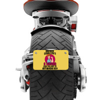 Never Underestimate Woman Anthropology Aesthetic Motorcycle License Plate | Artistshot