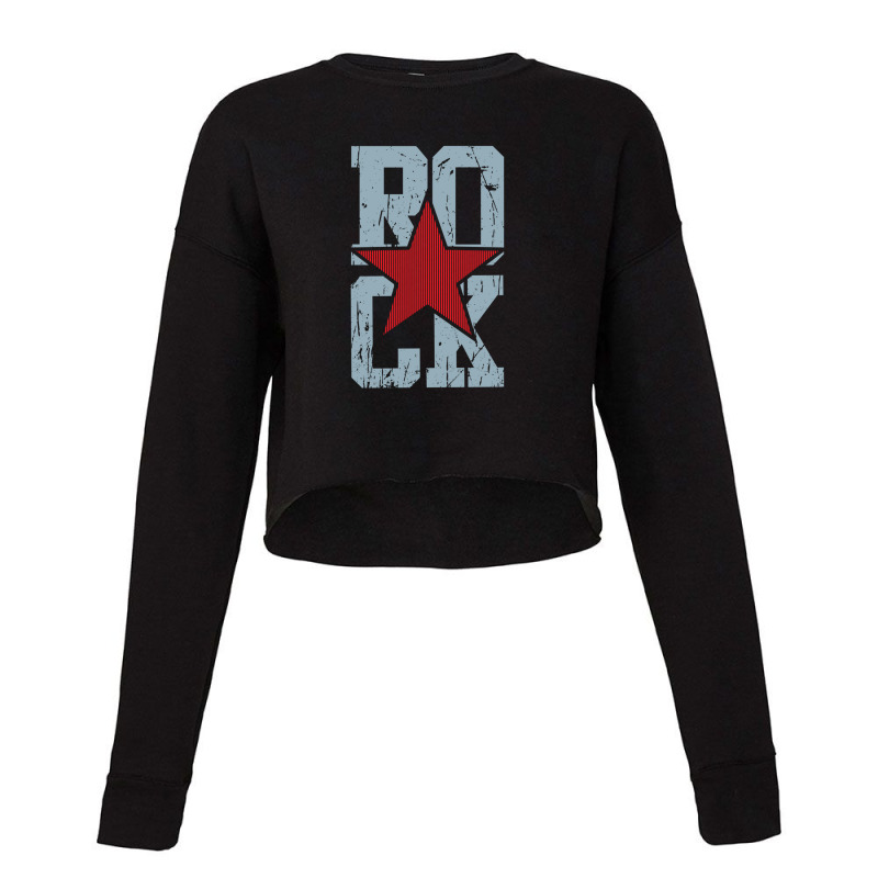 Rock Star Cropped Sweater by RaymondFaircloth | Artistshot