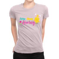 Easter Hip Hop Hooray Chicken Chick Bunny Ears Tumblr Ladies Fitted T-shirt | Artistshot