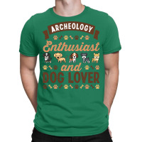 Archeology Enthusiast And Dog Lover Gift Yellow T-shirt | Artistshot