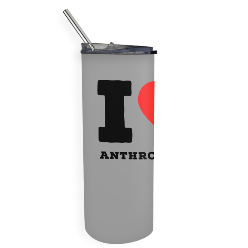 I Love Anthropology Aesthetic Skinny Tumbler | Artistshot