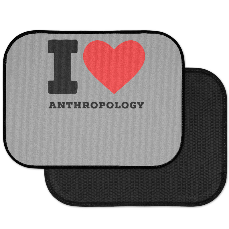 I Love Anthropology Aesthetic Rear Car Mat | Artistshot