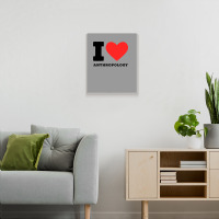 I Love Anthropology Aesthetic Metal Print Vertical | Artistshot