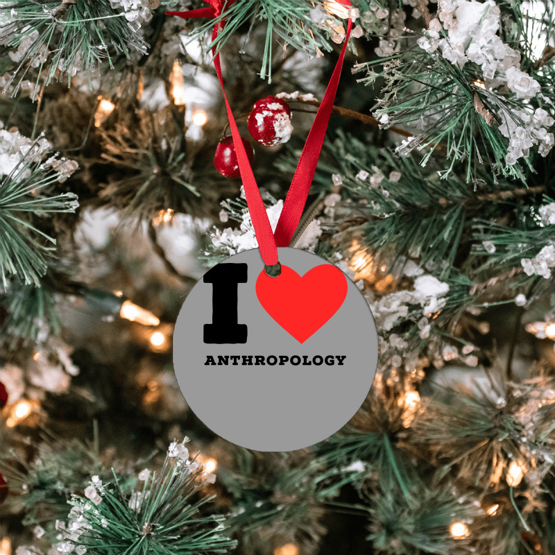 I Love Anthropology Aesthetic Ornament | Artistshot