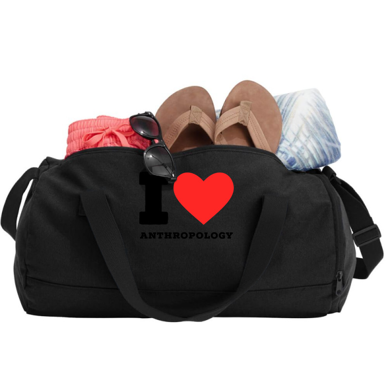 I Love Anthropology Aesthetic Duffel Bag | Artistshot