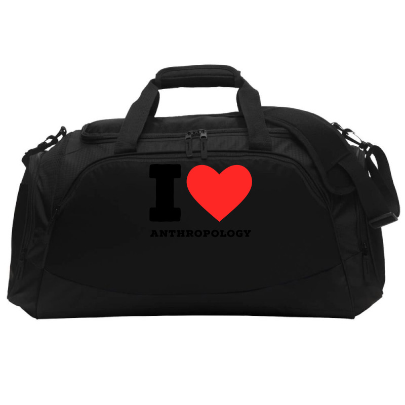 I Love Anthropology Aesthetic Active Duffel | Artistshot