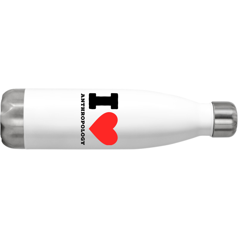 I Love Anthropology Aesthetic Stainless Steel Water Bottle | Artistshot