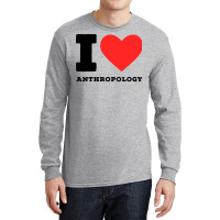 I Love Anthropology Aesthetic Long Sleeve Shirts | Artistshot