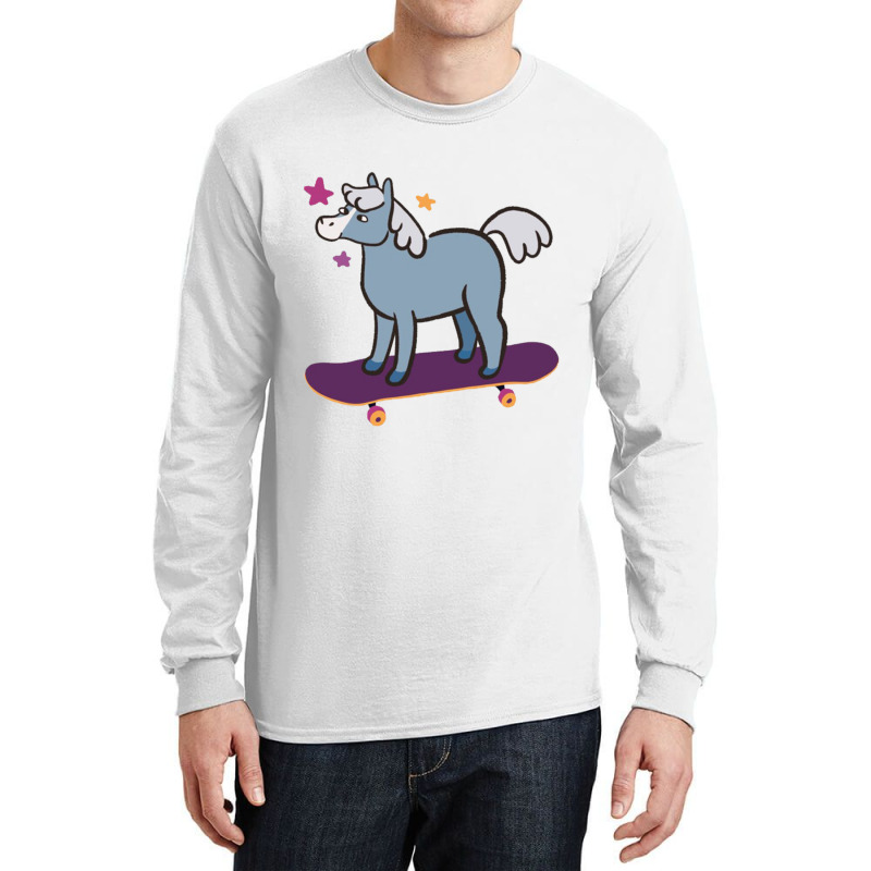 Horse Pro Skater Long Sleeve Shirts | Artistshot