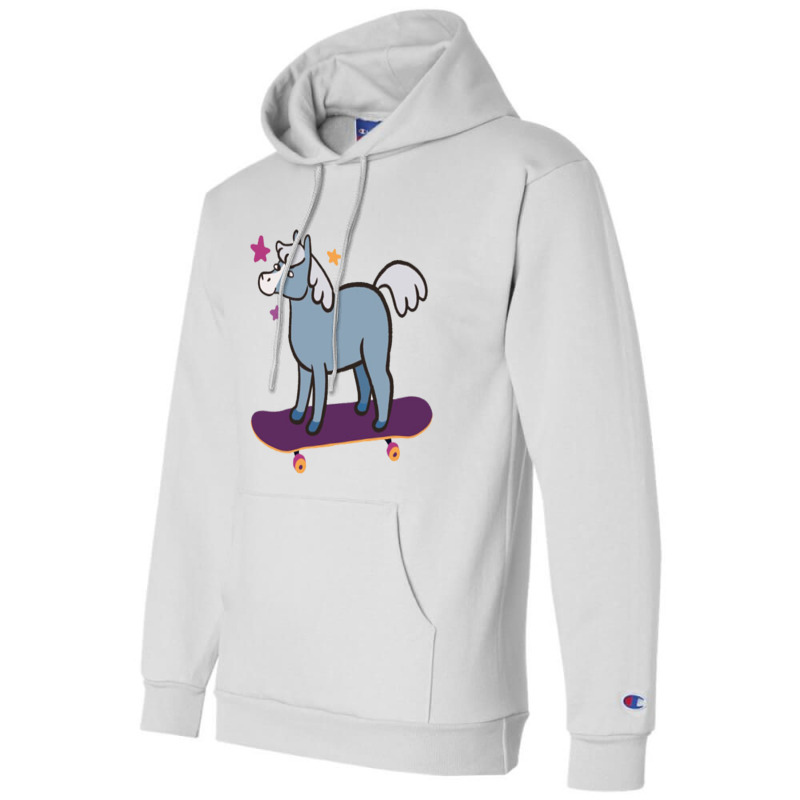 Horse Pro Skater Champion Hoodie | Artistshot