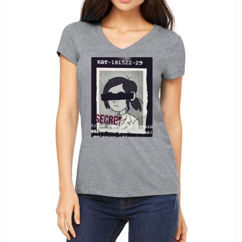 Reagan Ridley Inside Job Top Secret Women's V-Neck T-Shirt by zalemajianyue | Artistshot