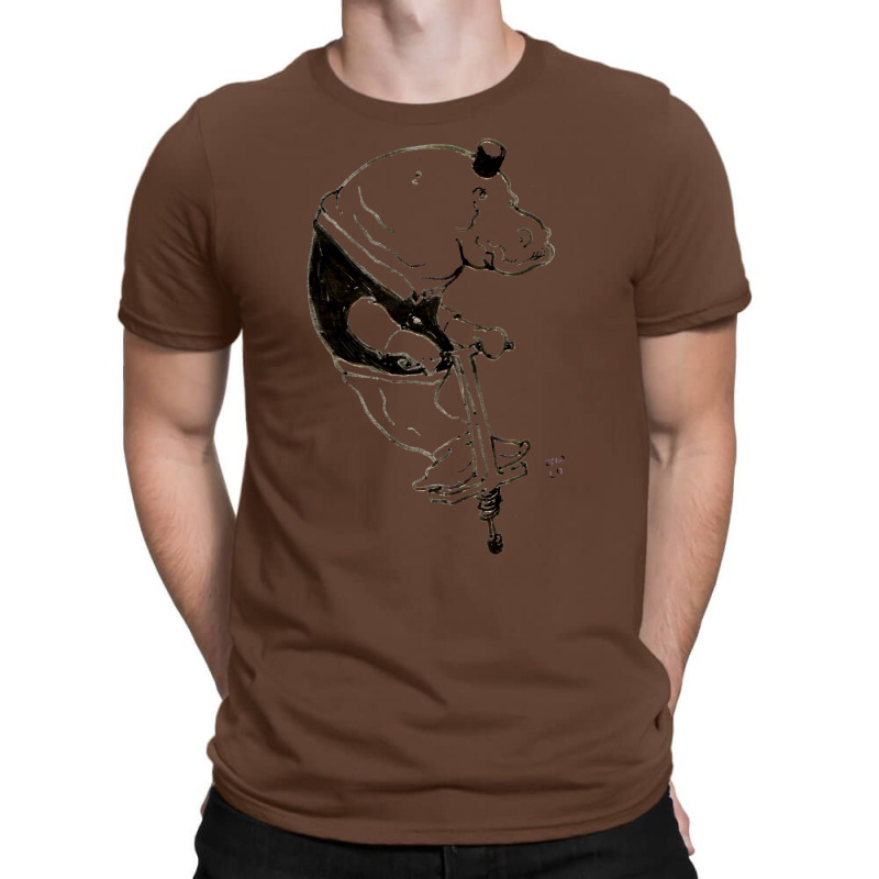 Manatee Pogo Red T-Shirt by yutakaluciea | Artistshot