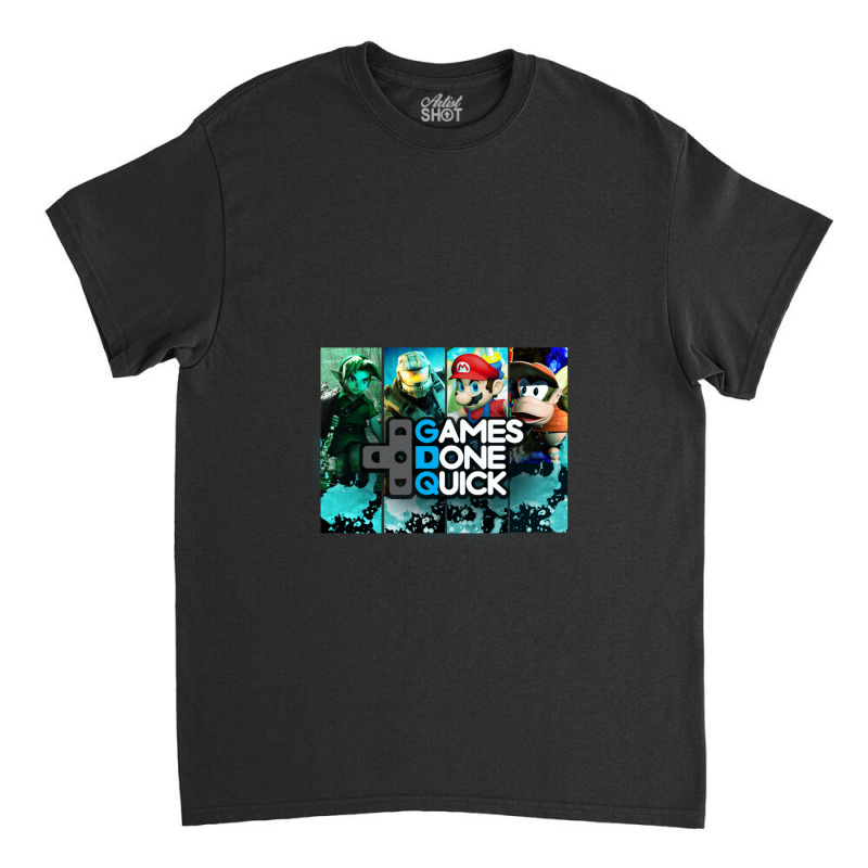 Games Done Quick  Combined Art Classic T-shirt by JeffreyAlanSwanson | Artistshot