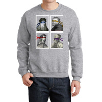 Ninja Artists Leonardo Donatello Raphael Michelangelo Parody Renaissan Crewneck Sweatshirt | Artistshot