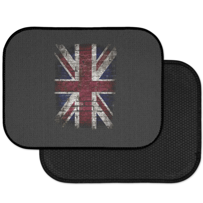 Grunge Uk Flag Great Britain Punk Style Distressed Wall Classic Rear Car Mat | Artistshot