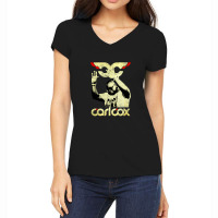 Carl Cox Grungy Old School House Minimal Techno Women's V-neck T-shirt | Artistshot