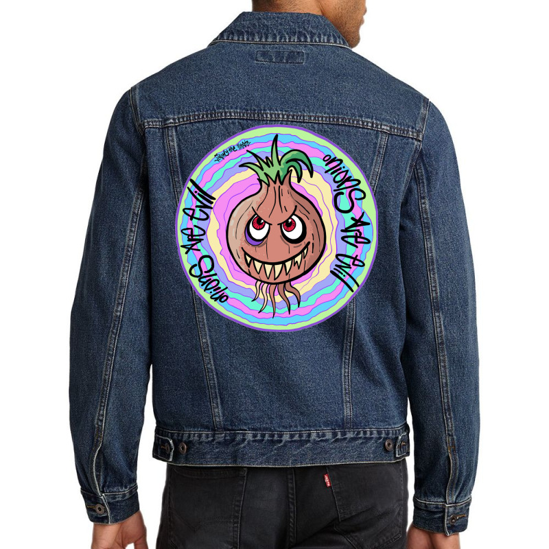 Onions Are Evil (fact) Men Denim Jacket by bazazkwstas | Artistshot