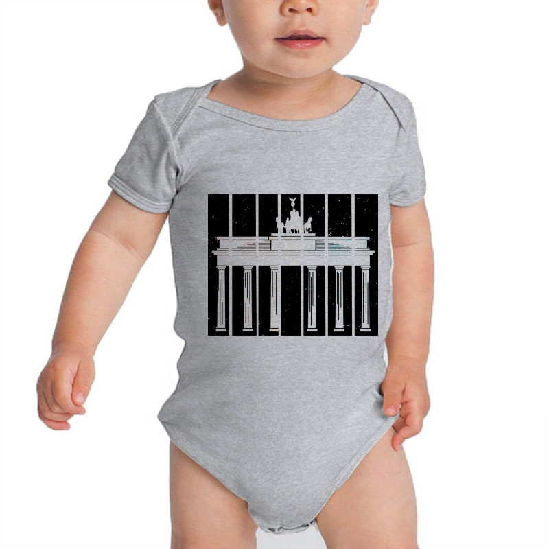 Limited Edition Berlin Skyline Brandenburger Tor Sunset Vintage Retro Baby Bodysuit by declangreenwood | Artistshot